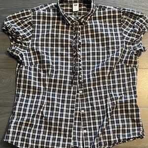 Women's Gap Plaid Blouse